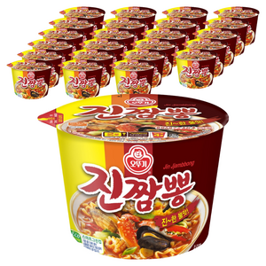 오뚜기 진짬뽕 컵라면 115g, 24개