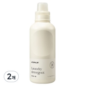 아토팜 세탁 유아 세제, 2개, 1L