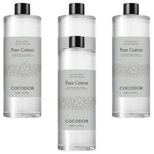 코코도르 디퓨저 리필, 퓨어코튼, 500ml, 4개