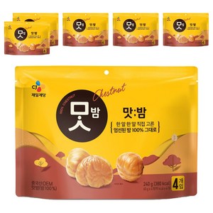 CJ맛밤, 240g, 6개