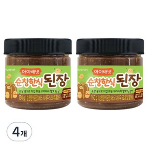 아이배냇 순창 한식 된장, 150g, 4개