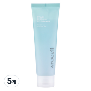 아로셀 히알 B5 수딩 젤 클렌저, 5개, 120ml