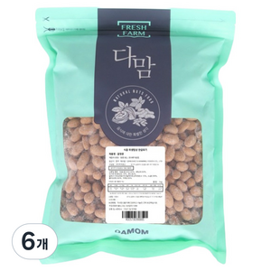 다맘 꿀땅콩, 1kg, 6개