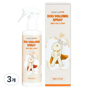 리스펫 강아지 워킹 스프레이, 혼합색상, 3개, 200ml