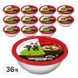 생생우동 용기, 276g, 36개