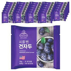 넛츠팜 씨를 뺀 건자두, 30g, 60개