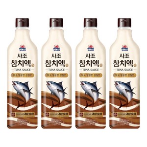 사조 참치액 순, 900g, 4개