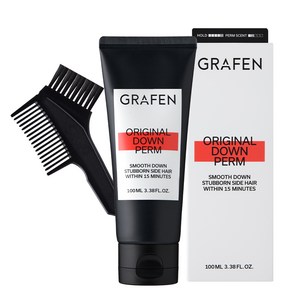 그라펜 오리지널 남성용 다운펌 파마약 모든모발용, 100ml, 1개
