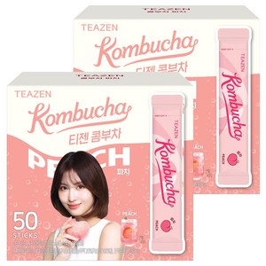 티젠 콤부차 피치, 5g, 50개입, 2개