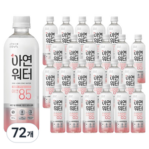 티에프티 아연 워터, 500ml, 72개