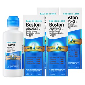 보스톤 어드밴스 렌즈 보존액, 120ml, 4개