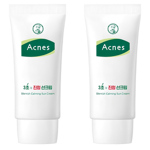 아크네스 3초 진정 선크림 SPF50+ PA++++, 50ml, 2개