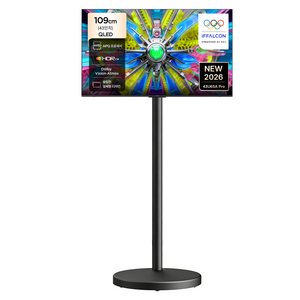 아이팔콘 4K QLED TV + TCL 이동식 TV 스탠드 세트, 43U65A Pro, 고객직접설치, 스탠드형, 109cm(43인치)