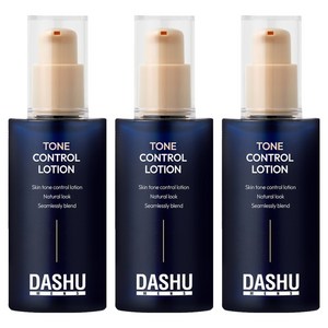 다슈 남성용 톤 컨트롤 로션 65ml, 02뉴트럴베이지(22~23호), 3개