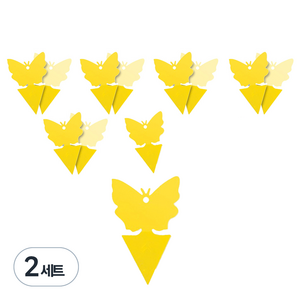 뉴비아 양면 날파리 끈끈이 트랩 12개, 2세트