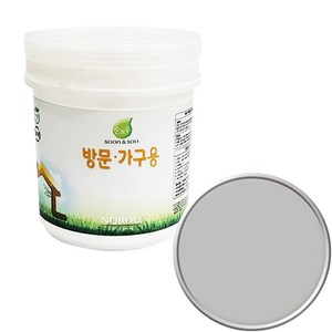 순앤수 방문 가구용 페인트, 실버그레이NR8005, 1L, 1개