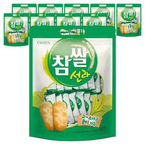 크라운 참쌀선과 대, 253g, 10개