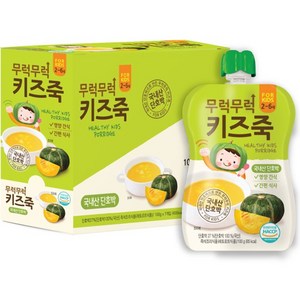 이유케어스 무럭무럭 키즈죽, 단호박맛, 7개, 100g