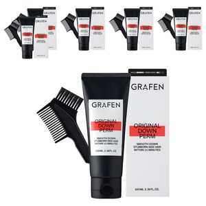 그라펜 오리지널 남성용 다운펌 모든 모발용, 100ml, 6개