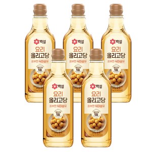 백설 요리 올리고당, 1.2kg, 5개