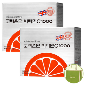 고려은단 비타민C 1000 + 쇼핑백, 180정, 2개