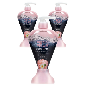 히말라야핑크솔트 담은 펌핑치약 플로럴, 285g, 3개