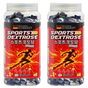 뉴트리크라프트 스포츠 포도당 캔디 레몬맛, 692g, 2개