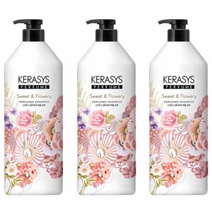 케라시스 퍼퓸 샴푸 스위트 앤 플라워리, 1kg, 1L, 3개