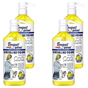 부케가르니 에코 주방세제 레몬향, 750ml, 4개