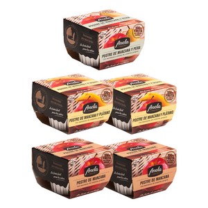 떠먹는 아넬라 지중해 과일퓨레 5팩, 혼합맛(사과,바나나,사과배), 1kg, 1세트