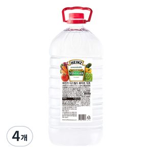 하인즈 디스틸드 화이트 식초, 4개, 5L