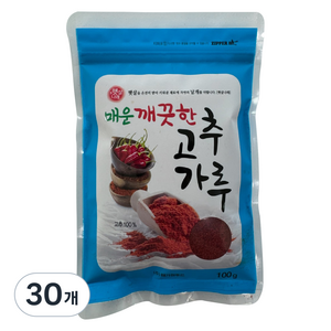 햇살나래 매운 깨끗한 고추가루, 100g, 30개