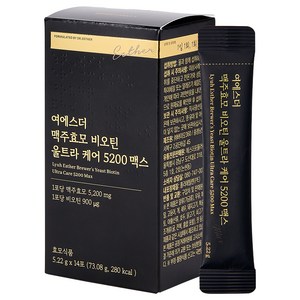 에스더포뮬러 여에스더 맥주효모 비오틴 울트라 케어 5200 맥스, 14회분, 1개