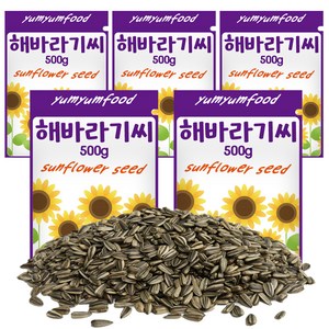 리프패럿 냠냠푸드 소동물 해바라기씨, 500g, 5개