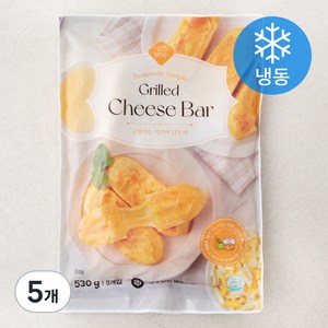 낭만부부 구워먹는 치즈바 단호박 (냉동), 530g, 1개입, 5개