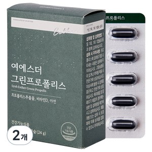 에스더포뮬러 여에스더 그린프로폴리스 24g, 30정, 2개