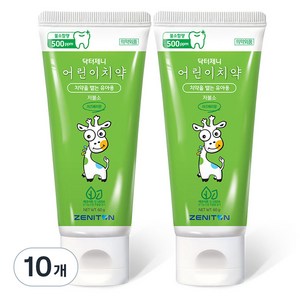 제니튼 닥터제니 어린이 치약, 60g, 10개