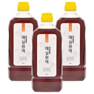 매실원액, 900ml, 3개