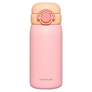 락앤락 스쿨핏 스위치캡 텀블러 LHC3384, 핑크(LHC3384PIK), 380ml, 1개