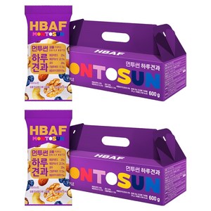 바프 먼투썬 하루견과 퍼플 믹스넛, 600g, 2세트