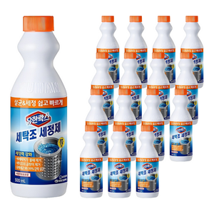 유한락스 세탁조 세정제, 16개, 500ml