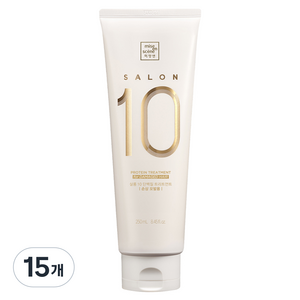 미쟝센 살롱10 단백질 트리트먼트 손상모발용, 250ml, 15개