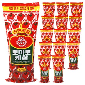 오뚜기 토마토 케챂, 800g, 15개