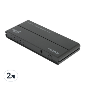넥시 4대1 4K HDMI 셀렉터 스위치 선택기, NX-HD0401SW, 2개