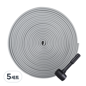 지엠지모터스 차량용 문콕방지 엣지 몰딩가드 + 고무망치, 그레이, 5세트