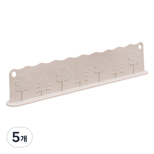 데이소이 나무 모양 싱크대 물막이, NO.01 화이트, 5개