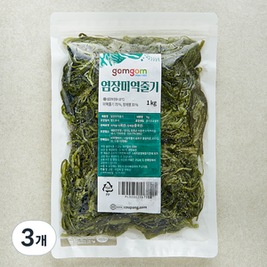 곰곰 염장미역줄기, 1kg, 3개