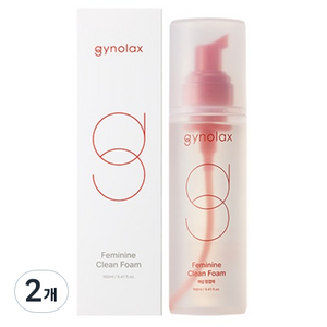 지노렉스 페미닌 클린폼 여성청결제, 160ml, 2개
