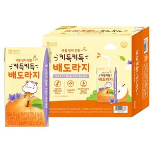 함소아 키득키득 배도라지 음료, 125ml, 24개