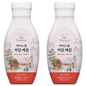마이노멀 저당 케찹, 310g, 2개